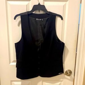 Black womens dress vest